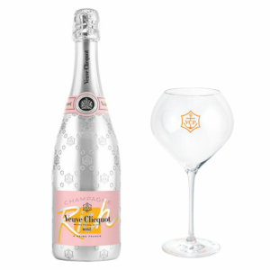 Veuve Clicquot Rich Rosé Set (6 Flaschen & 6 Gläser) - 75cl